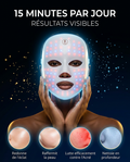 Masque LED Visage NOVEA — Routine beauty tech 7 couleurs